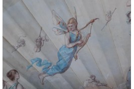 Music from sky, Duvelleroy fan, 1883