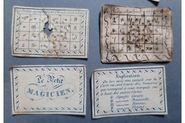 The divinatory art or Le Petit Magicien, miniature card game, 19th