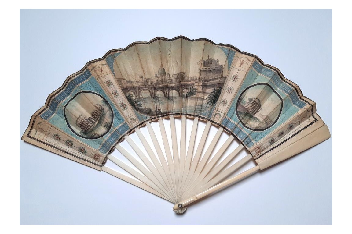 Castel San Angelo, Grand Tour fan circa 1780-90