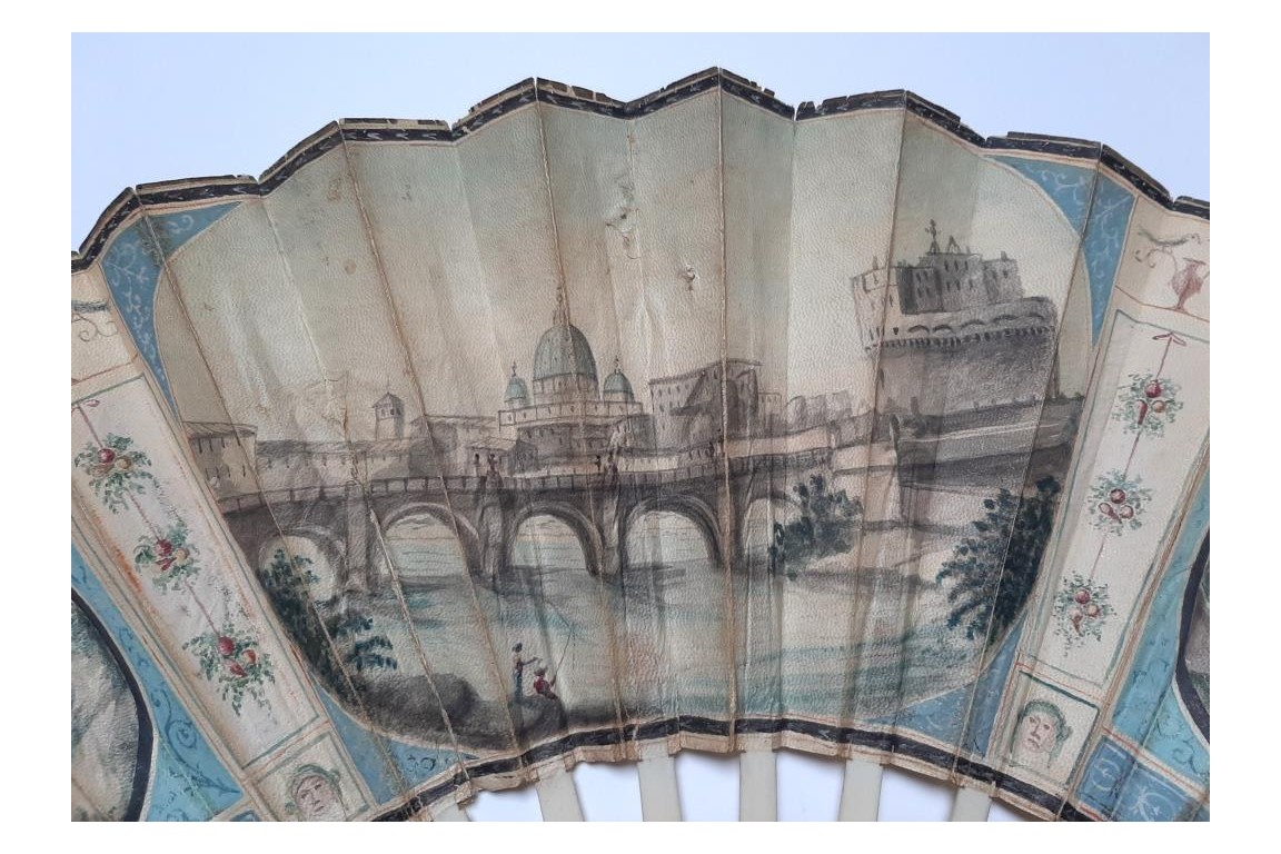 Castel San Angelo, Grand Tour fan circa 1780-90