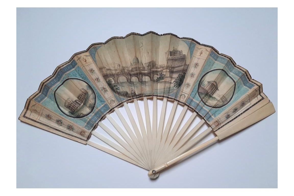 Castel San Angelo, Grand Tour fan circa 1780-90