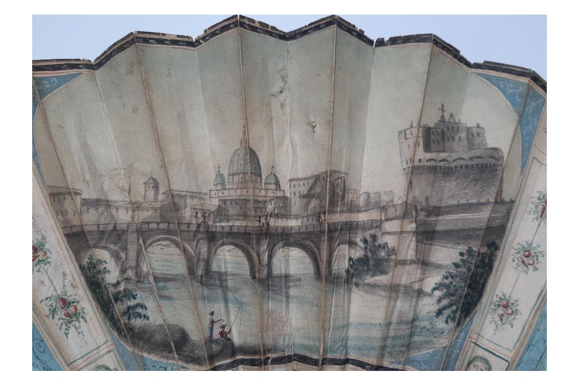Castel San Angelo, Grand Tour fan circa 1780-90