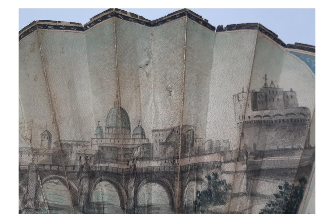 Castel San Angelo, Grand Tour fan circa 1780-90