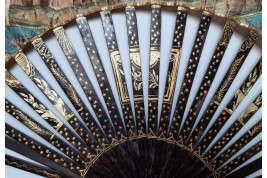 Basilica of San Giorgio in Velabro in Rome, Grand Tour fan, circa 1780