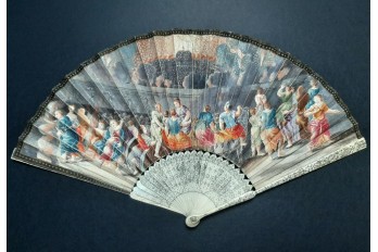 Girandola of the Castel Sant' Angelo, fan circa 1690-1700