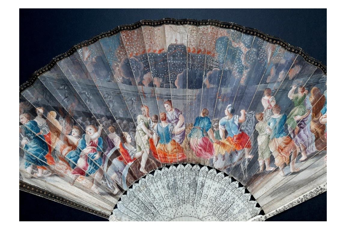 Girandola of the Castel Sant' Angelo, fan circa 1690-1700