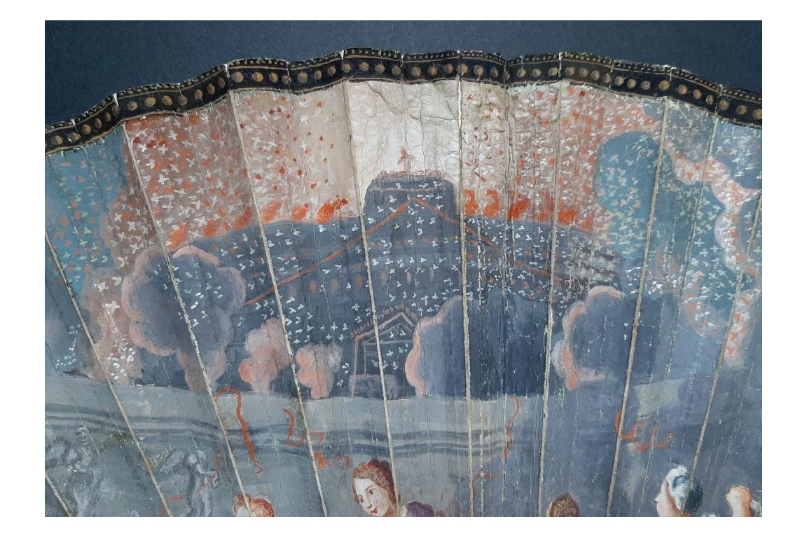 Girandola of the Castel Sant' Angelo, fan circa 1690-1700
