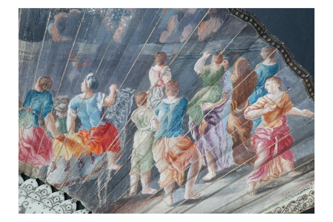 Girandola of the Castel Sant' Angelo, fan circa 1690-1700