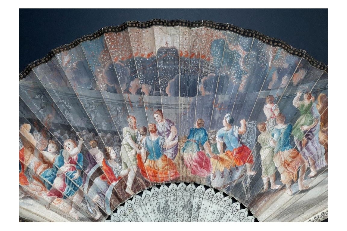 Girandola of the Castel Sant' Angelo, fan circa 1690-1700