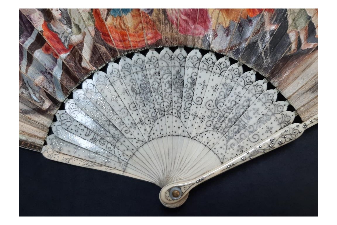 Girandola of the Castel Sant' Angelo, fan circa 1690-1700