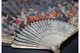 Girandola of the Castel Sant' Angelo, fan circa 1690-1700