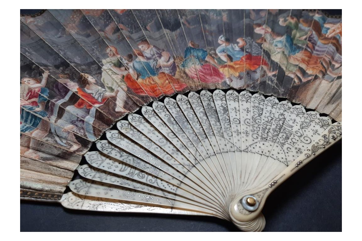 Girandola of the Castel Sant' Angelo, fan circa 1690-1700