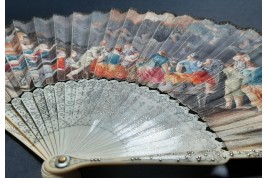 Girandola of the Castel Sant' Angelo, fan circa 1690-1700
