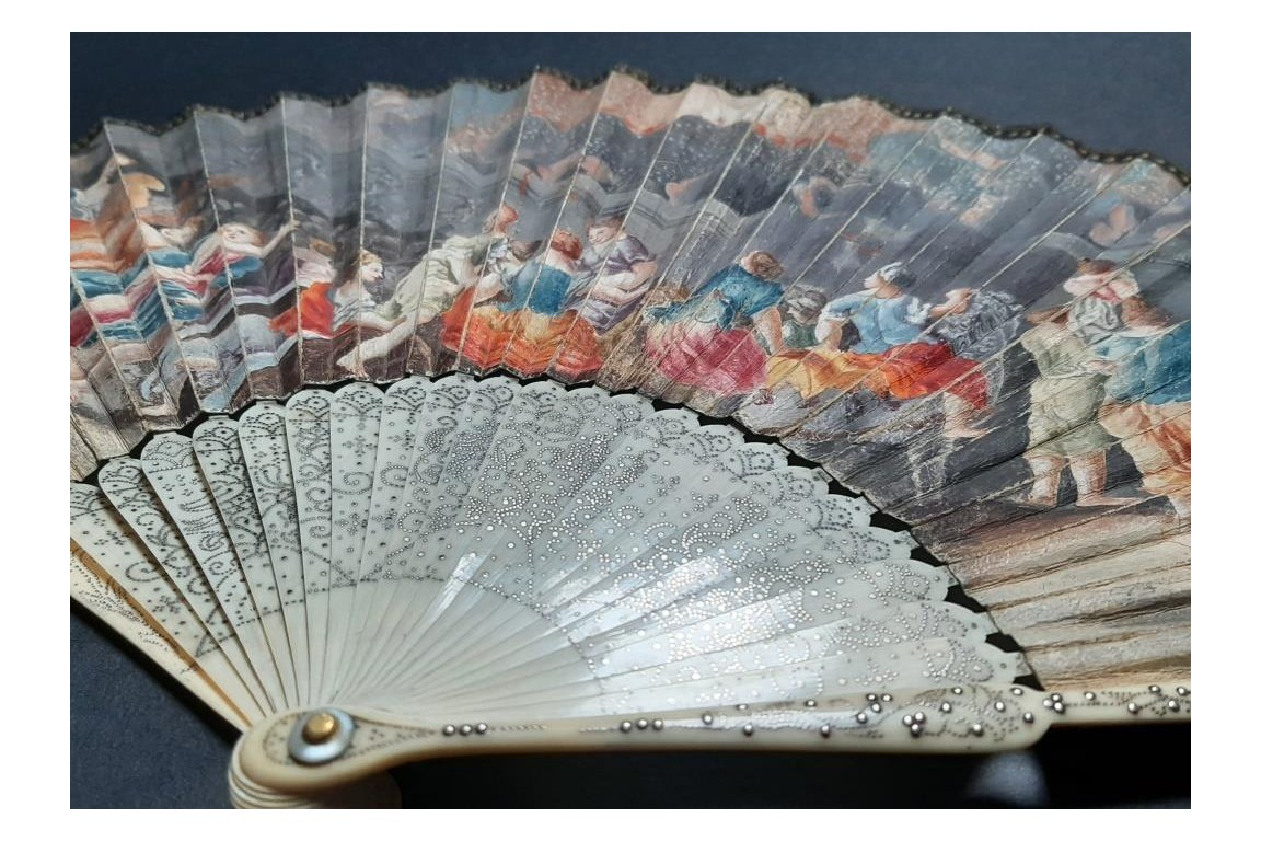 Girandola of the Castel Sant' Angelo, fan circa 1690-1700
