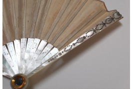 The king of Rome and his dog, lorgnette fan, circa 1816