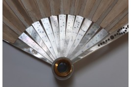 The king of Rome and his dog, lorgnette fan, circa 1816