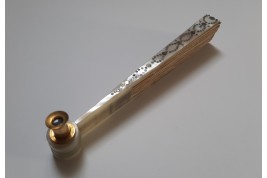 The king of Rome and his dog, lorgnette fan, circa 1816