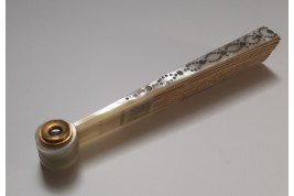 The king of Rome and his dog, lorgnette fan, circa 1816