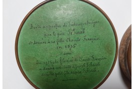 Les étapes de l’amour, boite à système de la famille Schwab, vers 1835