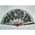 Angels by Aubert, fan circa 1885-95