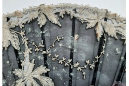 Angels by Aubert, fan circa 1885-95