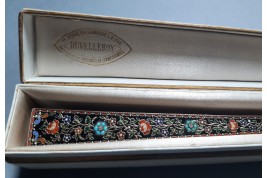 Précieuse galanterie, éventail d'époque Charles X