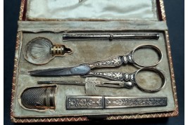 Sewing set, early 19th century