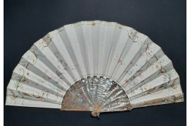 To the rhythm of love, fan by Donzel around 1865-70