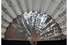 To the rhythm of love, fan by Donzel around 1865-70