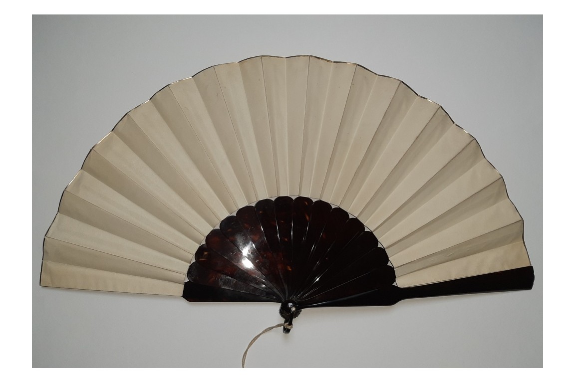 Just married, fan by Donzel, circa 1880