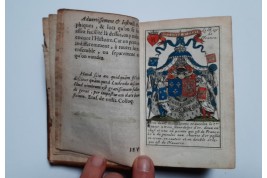 Jeu d'armoiries des souverains de Claude Oronce Finé, livre de cartes, 1665