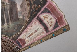 Pantheon, Roma, Grand Tour fan circa 1800-1810