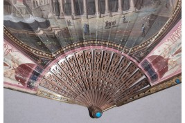 Pantheon, Roma, Grand Tour fan circa 1800-1810