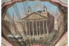 Pantheon, Roma, Grand Tour fan circa 1800-1810