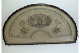 Glory to Ferdinand VII, King of Spain, fan leaf circa 1810