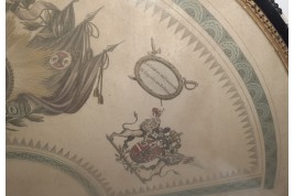 Glory to Ferdinand VII, King of Spain, fan leaf circa 1810