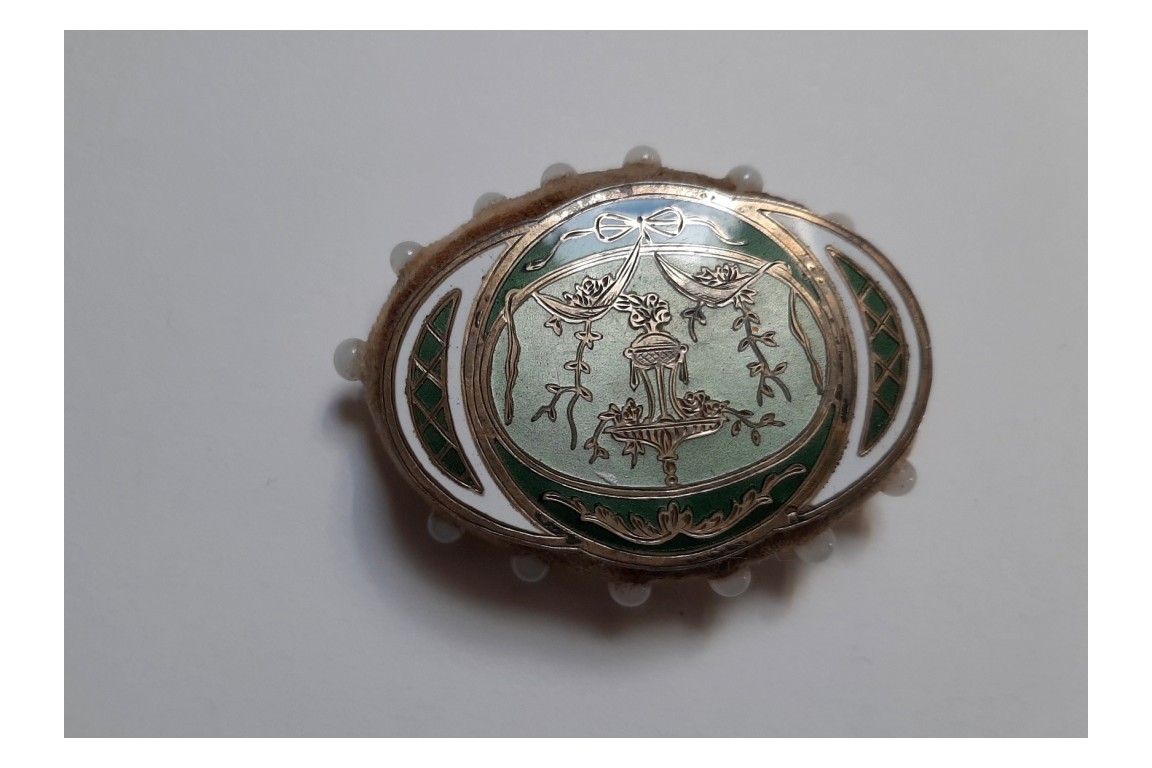 Needle and pins case, 19th century