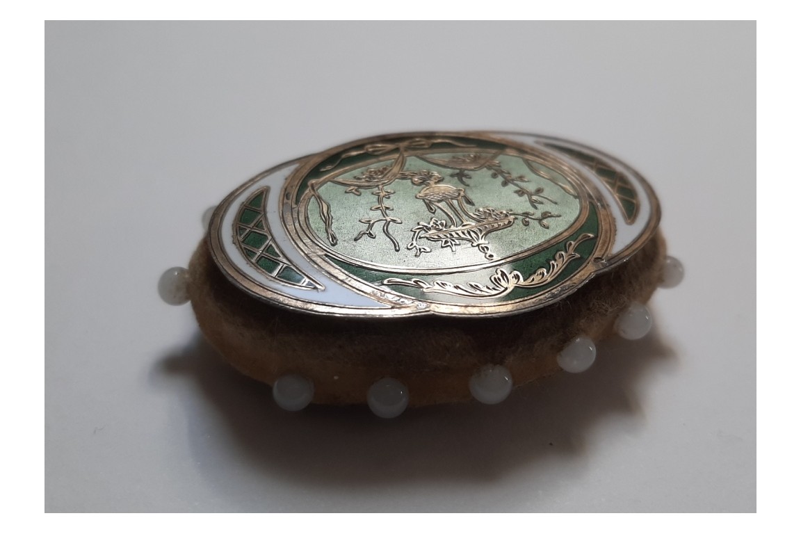 Needle and pins case, 19th century