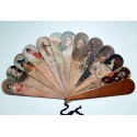 German painters, fan circa 1900
