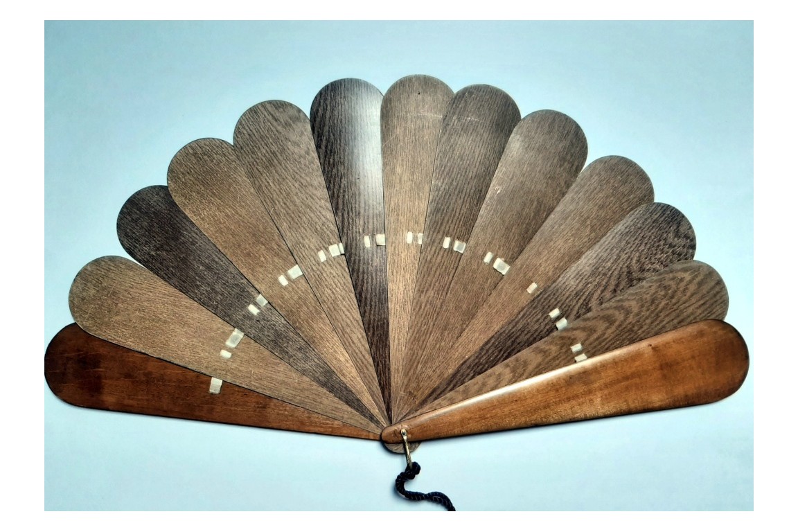 German painters, fan circa 1900