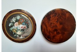 Fleurs, tabatière XIXème