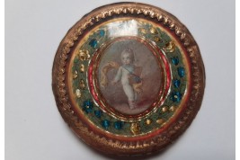 The girl and the white mouse, 19th century snuffbox