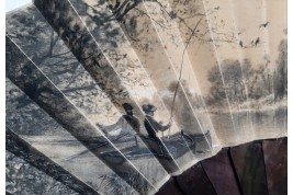 Riou's tribute, fan circa 1880