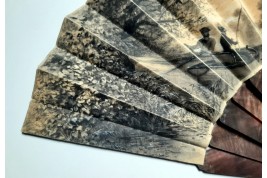 Riou's tribute, fan circa 1880