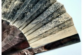Riou's tribute, fan circa 1880