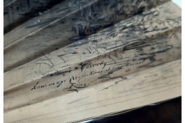 Riou's tribute, fan circa 1880