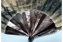 Riou's tribute, fan circa 1880