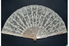 French Marquis' wedding, fan circa 1898