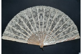 French Marquis' wedding, fan circa 1898