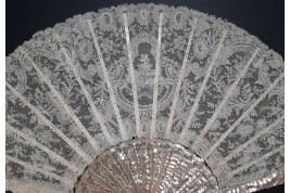 French Marquis' wedding, fan circa 1898